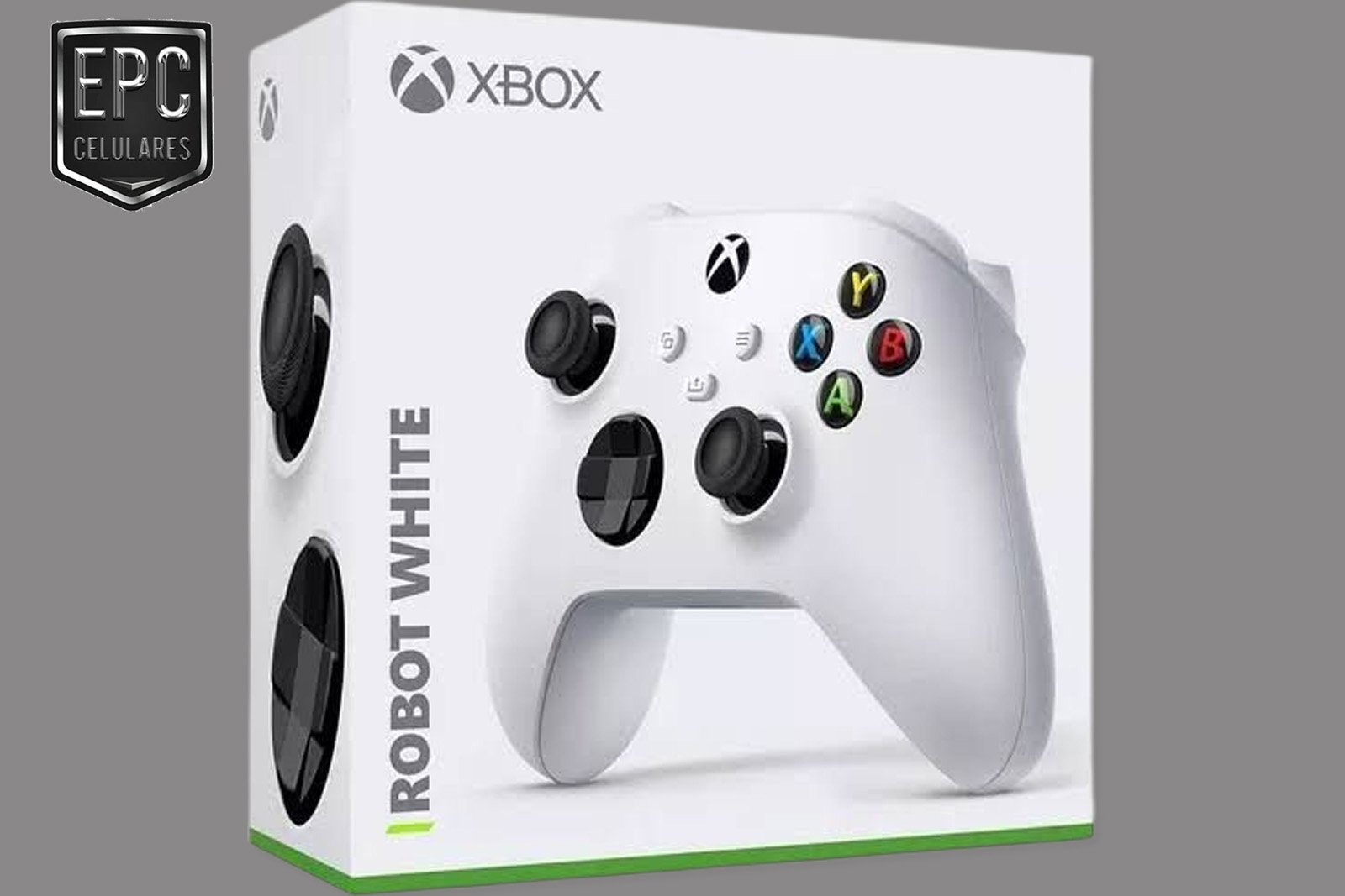 01 Controle para Xbox Series X / Xbox Series S / Xbox One X / Xbox One S - Sem Fio - Robot White Branco